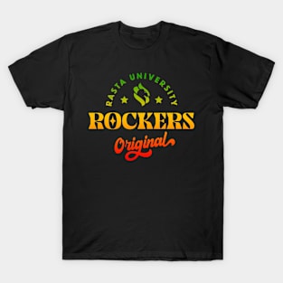 Rasta University Rockers Original Rasta Colors Reggae T-Shirt